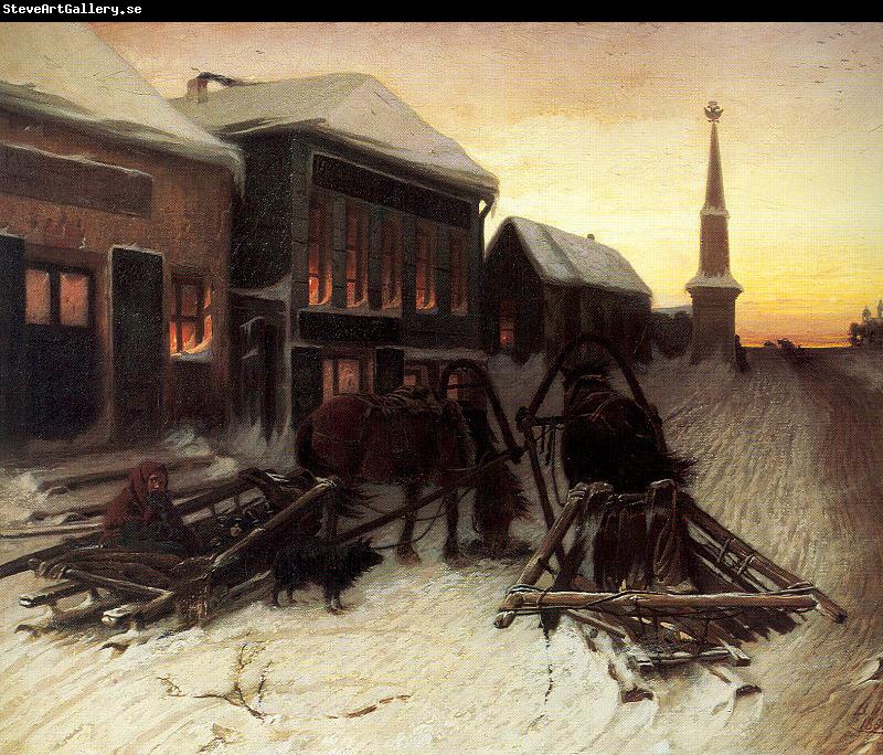 Perov, Vasily The Last Tavern at the City Gates